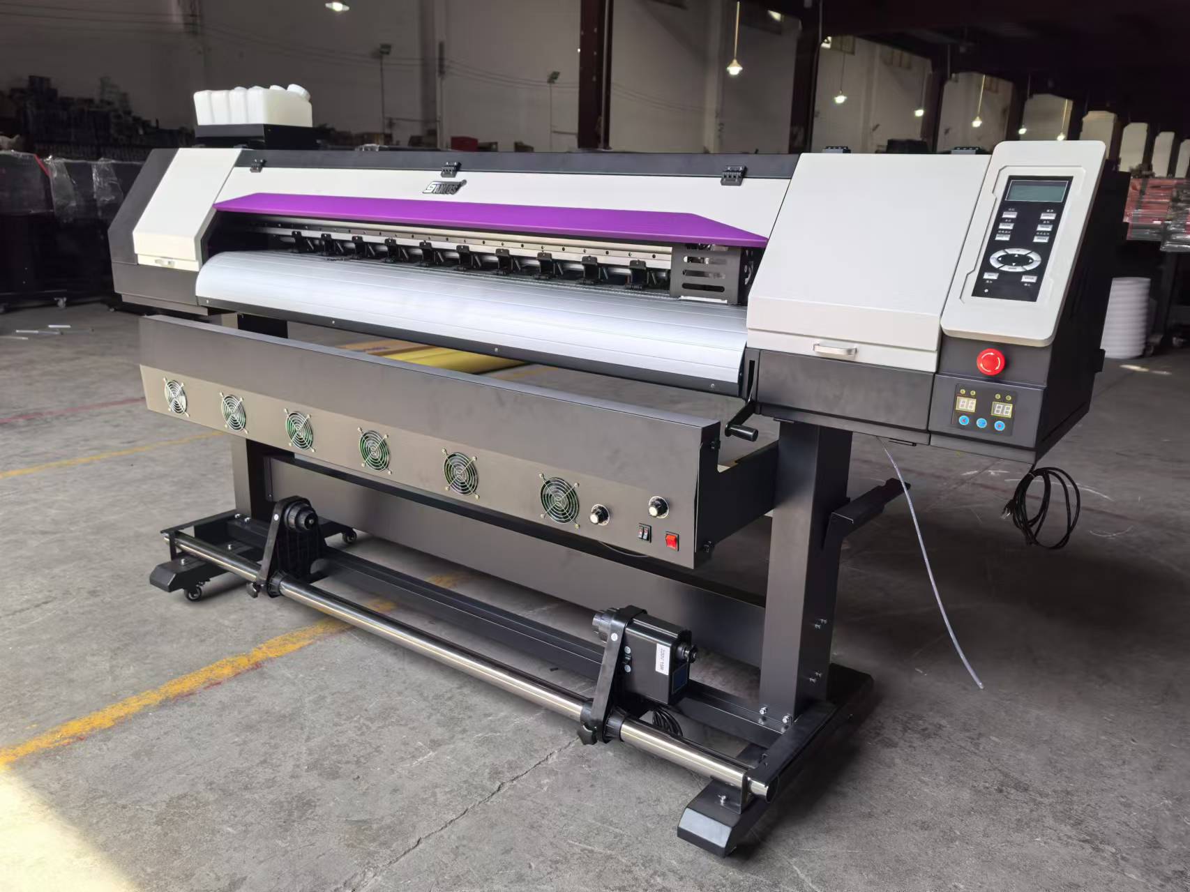 Commercial Printing Machine For Shirts - Mesin Cetak Format Besar 1.6m Operasi