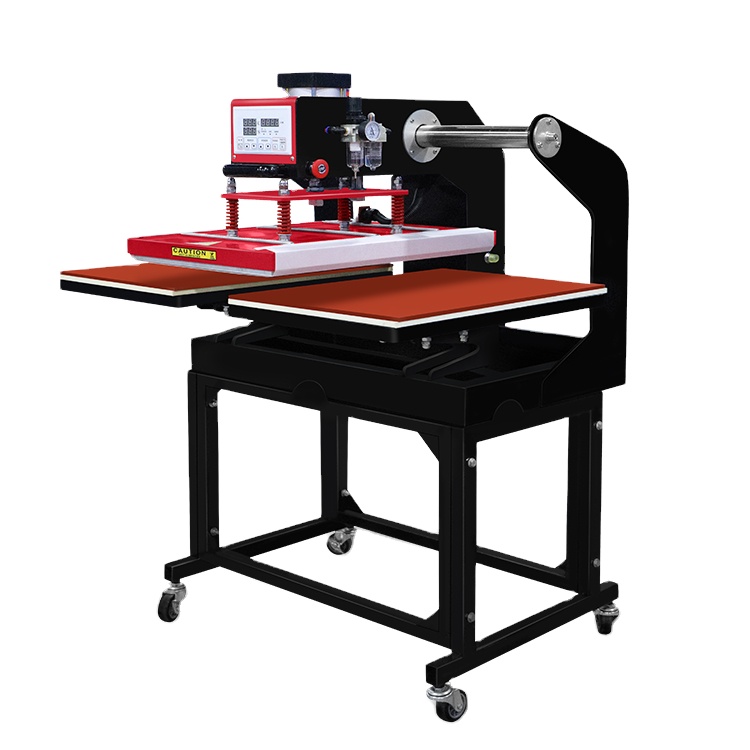 Mesin Press Panas Pneumatik St - Commercial Printing Machine For Shirts ulasan dan harga