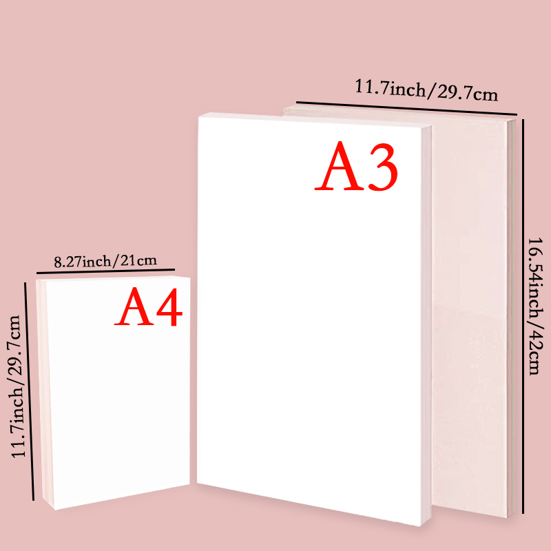 20/50 Buah Kertas Transfer Pan - White Toner Transfer Paper ulasan dan harga