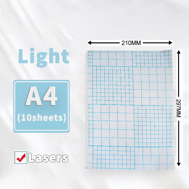 10 lembar kertas cetak Transfe - White Toner Transfer Paper ulasan dan harga